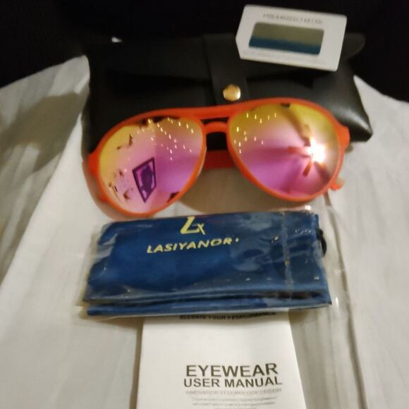 Source Unknown Accessories - Unbranded Women's Orange and Purple Sunglasses